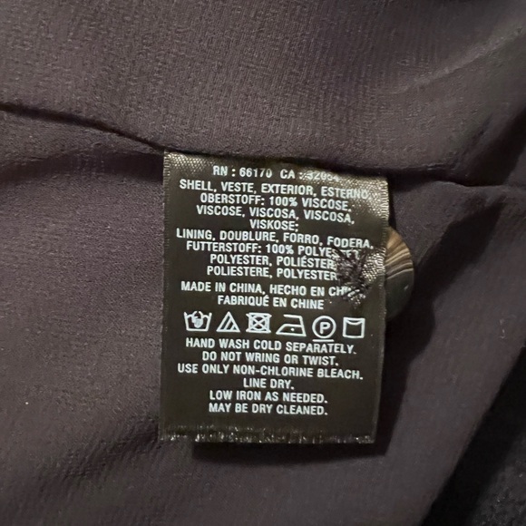 Anthropologie Ett Twa Black Summer Wrap Blazer sz 14 - Picture 7 of 8